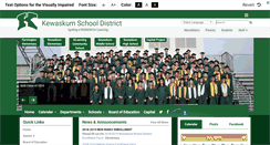 Desktop Screenshot of kewaskumschools.org